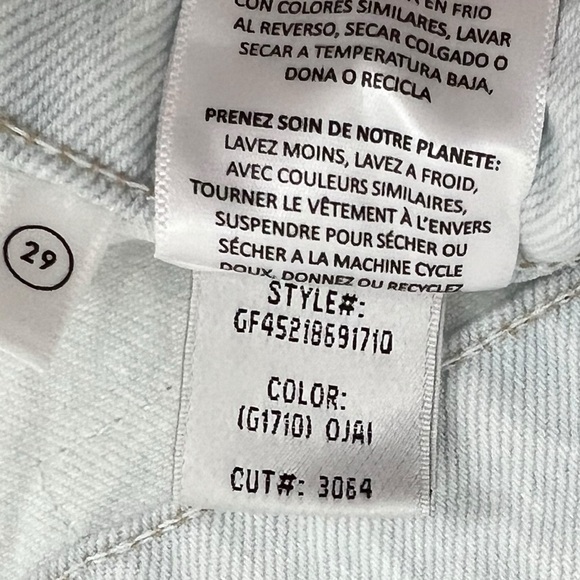 Revolve GRLFRND The Karolina High Waist Straight Crop Jeans - Size 29 - Picture 9 of 13